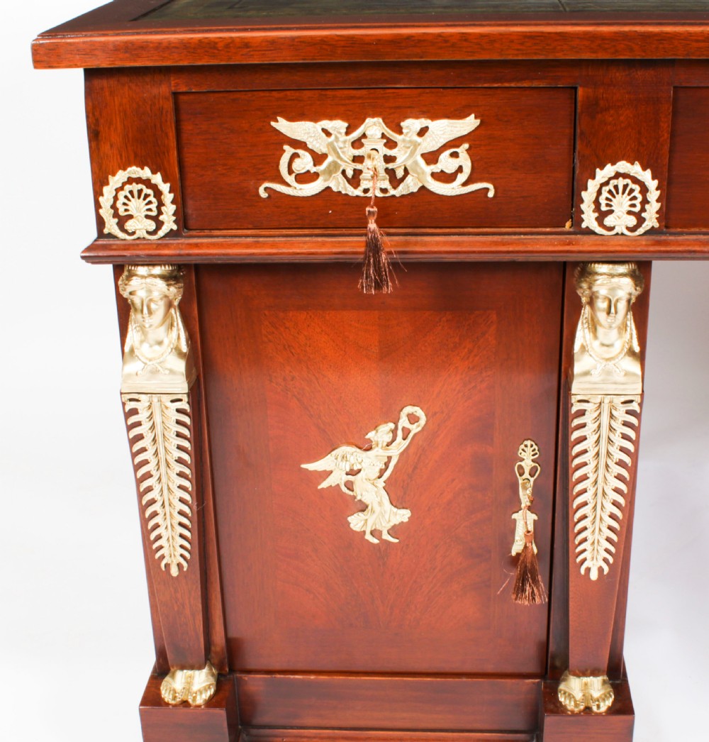 Antique French Empire Ormolu Mounted Desk 19th Century
 View VIII