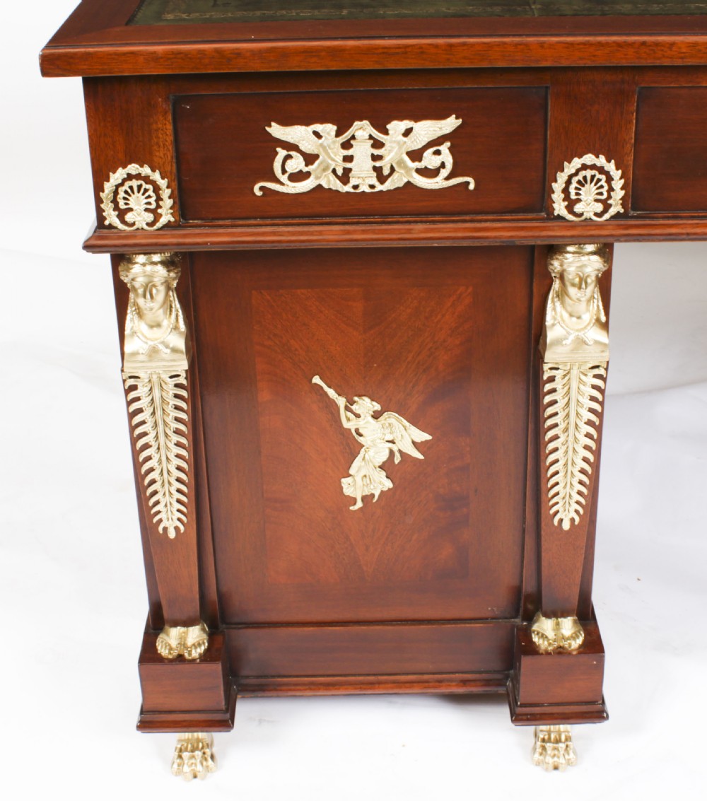Antique French Empire Ormolu Mounted Desk 19th Century
 View XIX