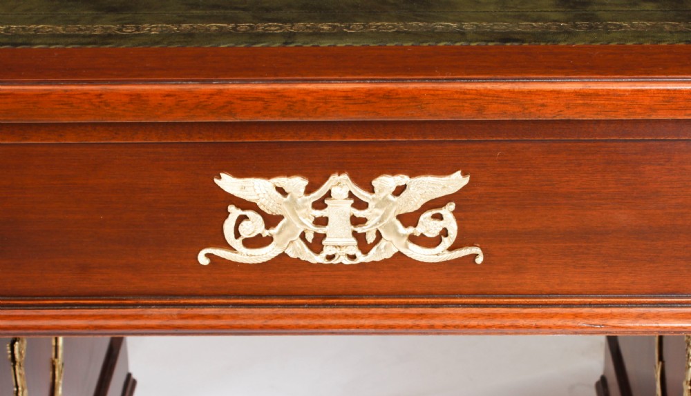Antique French Empire Ormolu Mounted Desk 19th Century
 View XXIX
