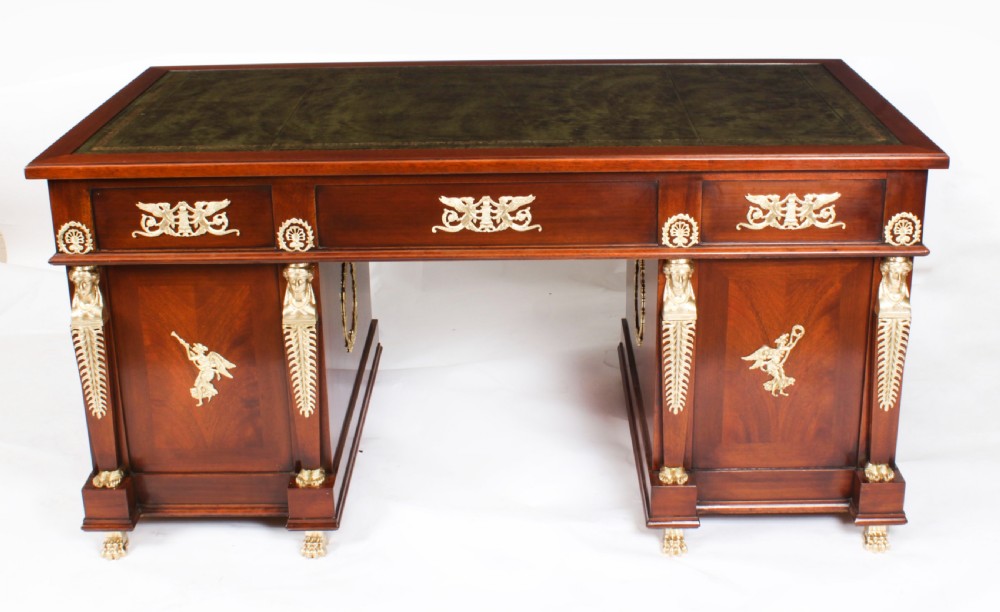 Antique French Empire Ormolu Mounted Desk 19th Century
 View XXX