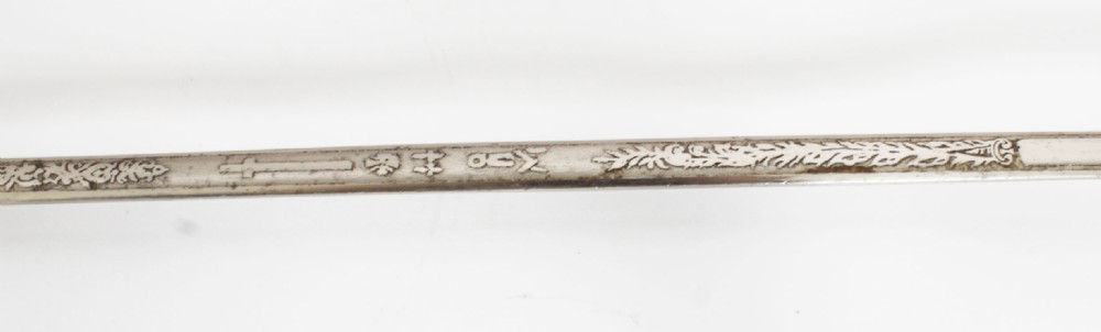 Antique English Silver & Malacca Sword / Walking Stick Cane 19th Century
 View VIII