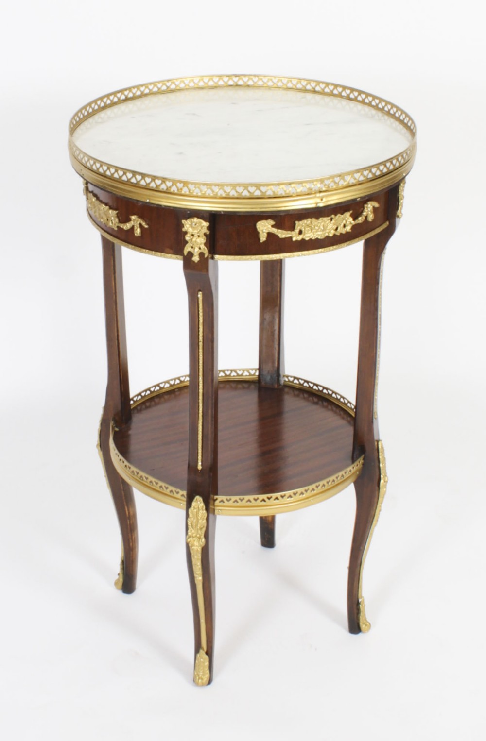 Antique French Empire Marble & Ormolu Occasional Table 19th C
