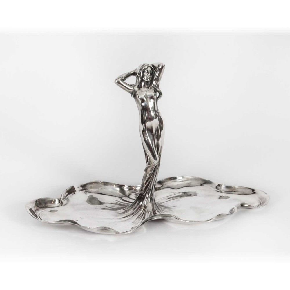 Antique WMF Silver Plated Sweets / Visiting Card / Key/ Tray Circa 1900