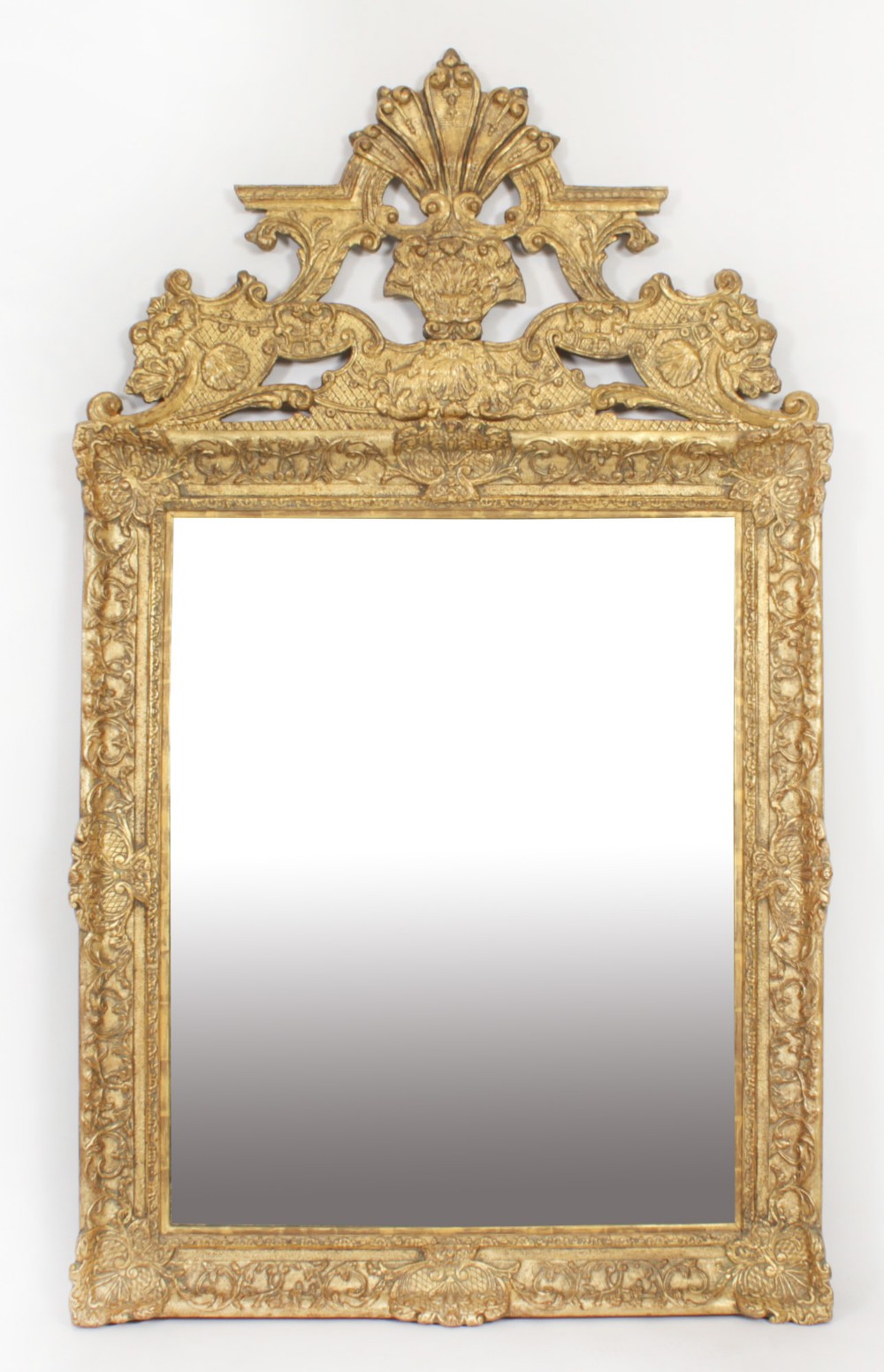 Antique Large French Giltwood Wall Mirror 18th Century - 171x101cm