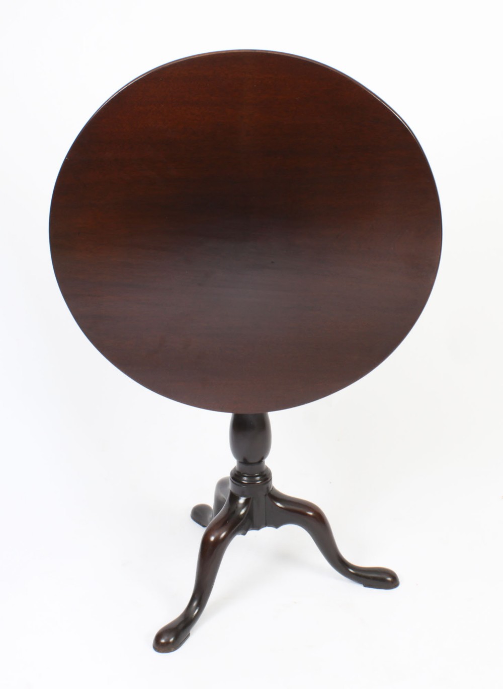 Antique Bridcage Tip Top Occasional Wine Table C1765 18th C