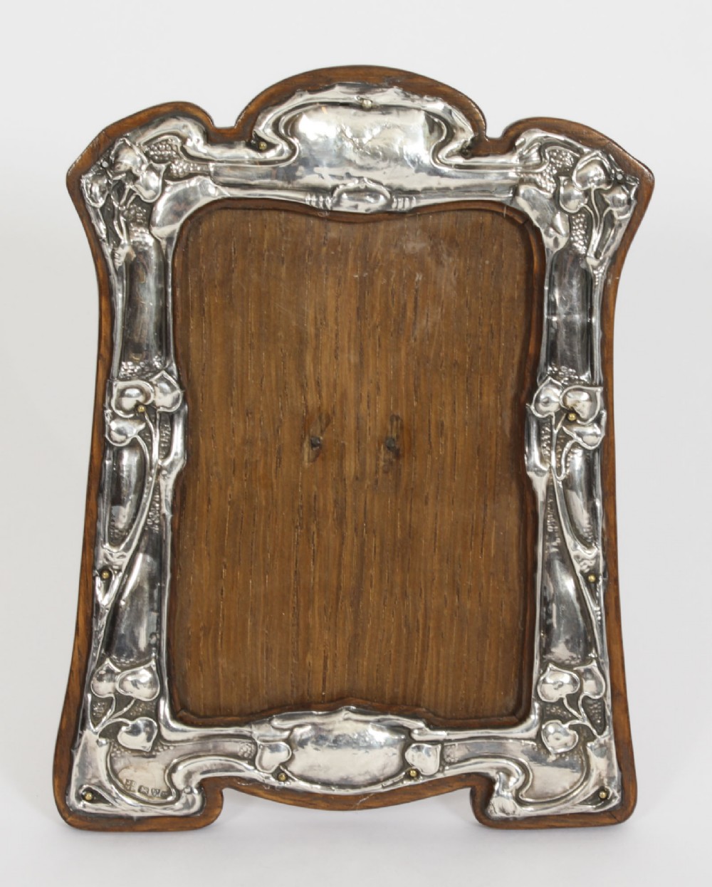 Antique Art Nouveau Sterling Silver Photo Frame Dated 1905 20x15cm