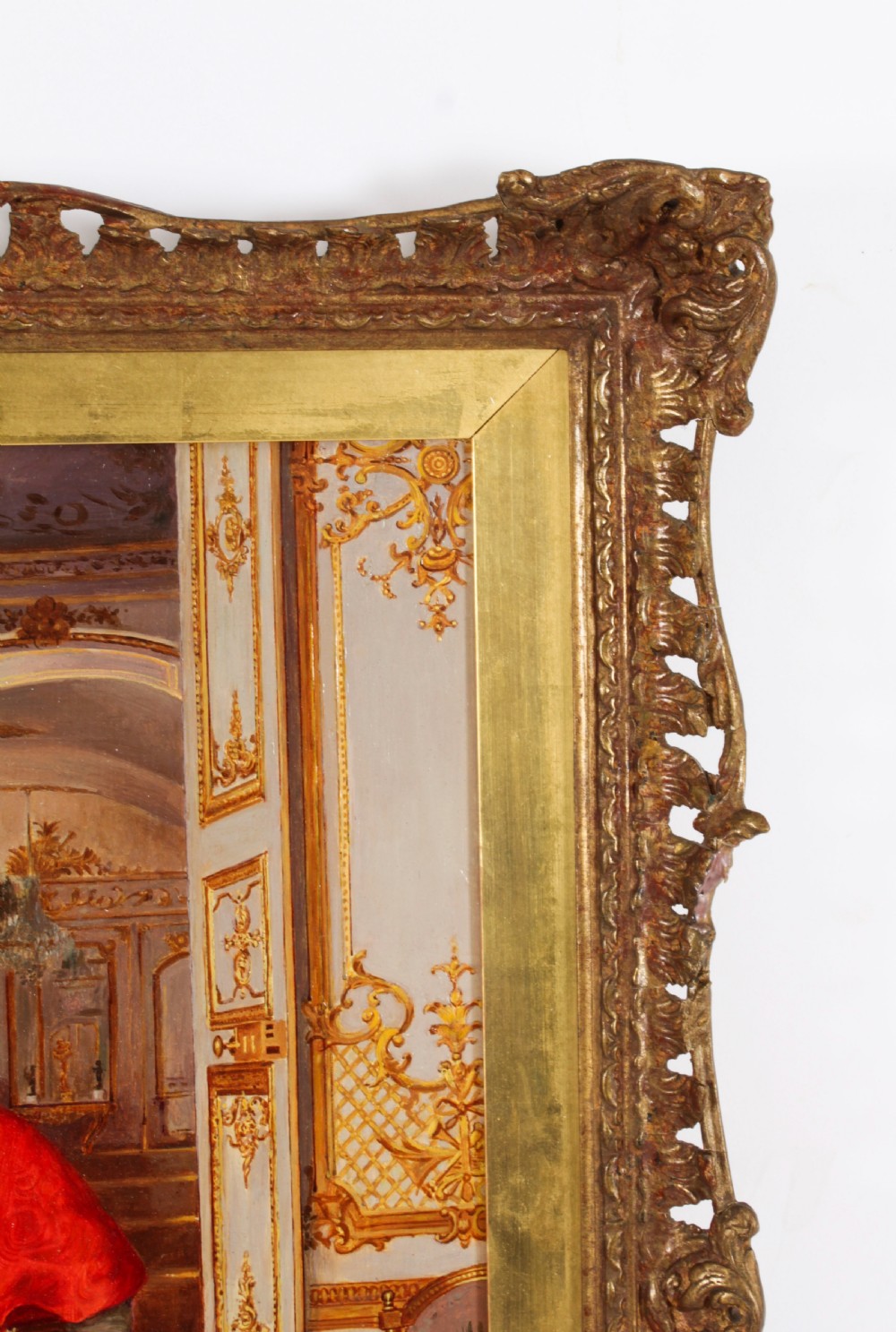 Antique Italian Oil Painting 