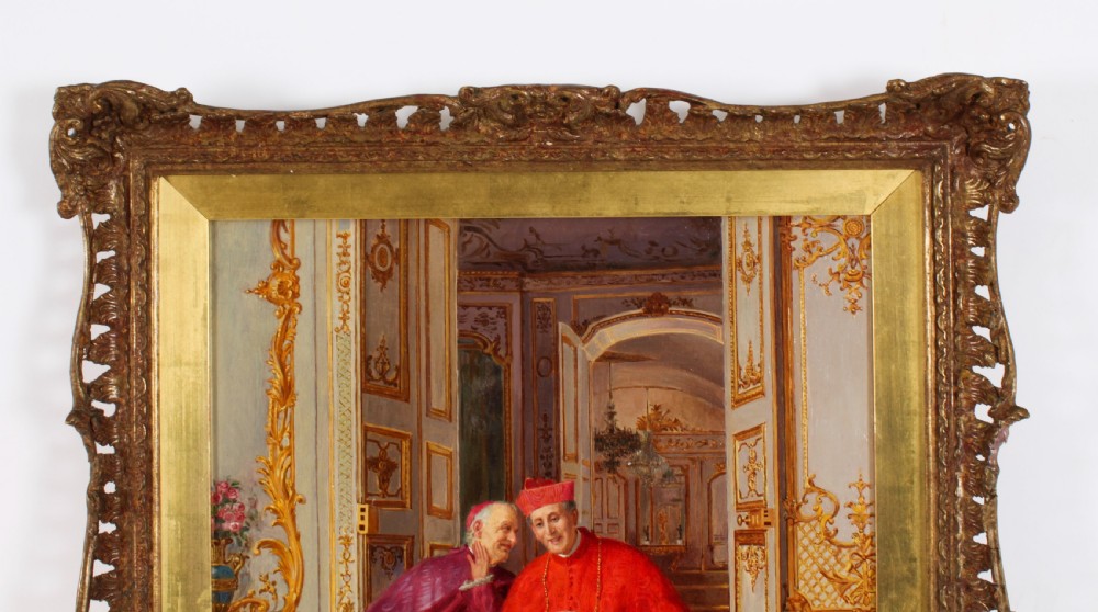 Antique Italian Oil Painting 