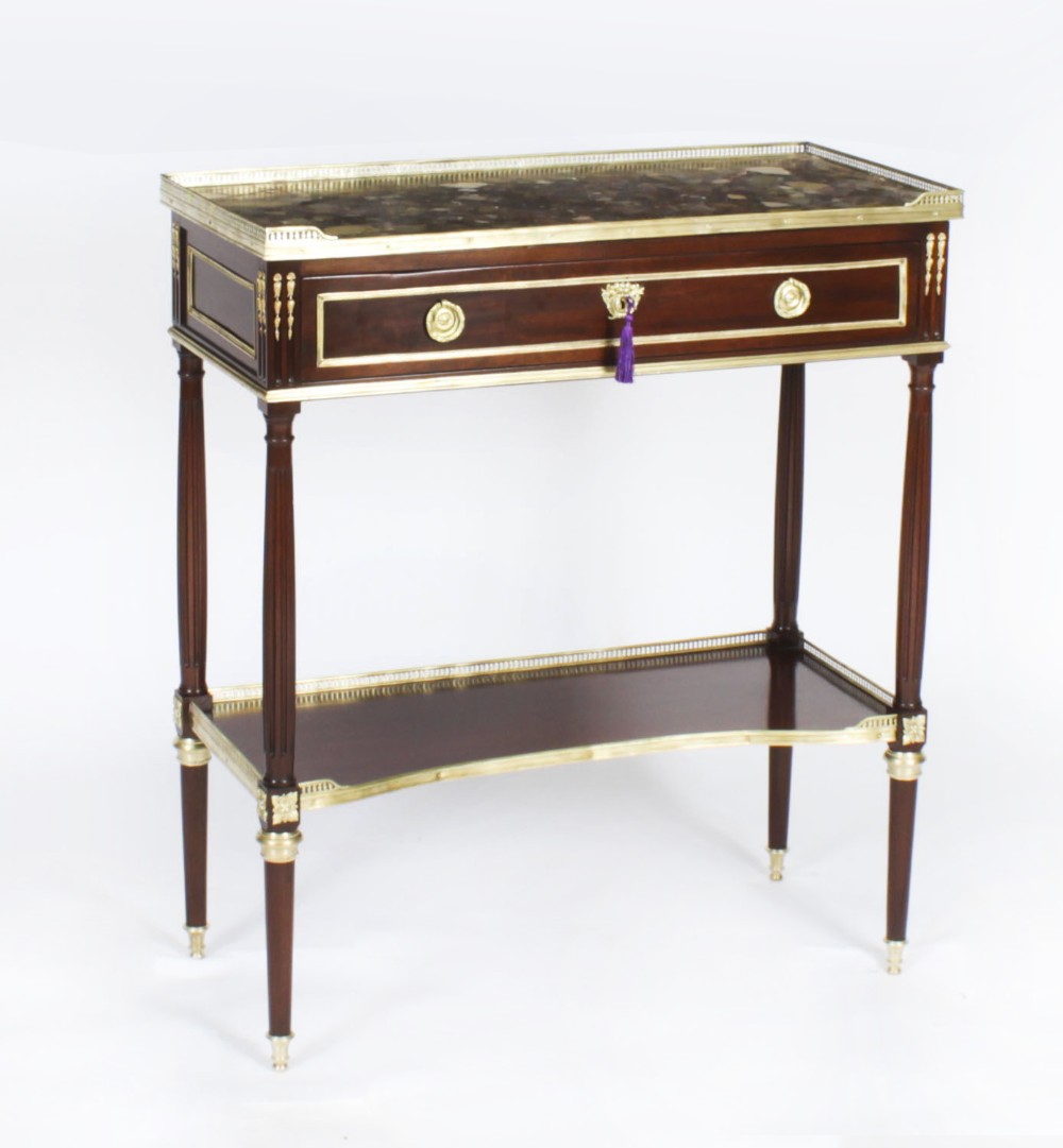 Antique French Desserte Console Side Table C1840 19th C