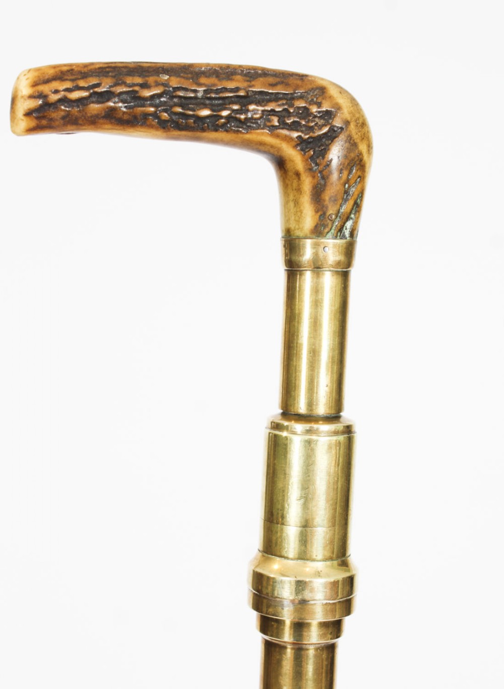 Antique Helixophile's Novelty Walking Stick Corkscrew Cane 19th Century 97cm/38inches