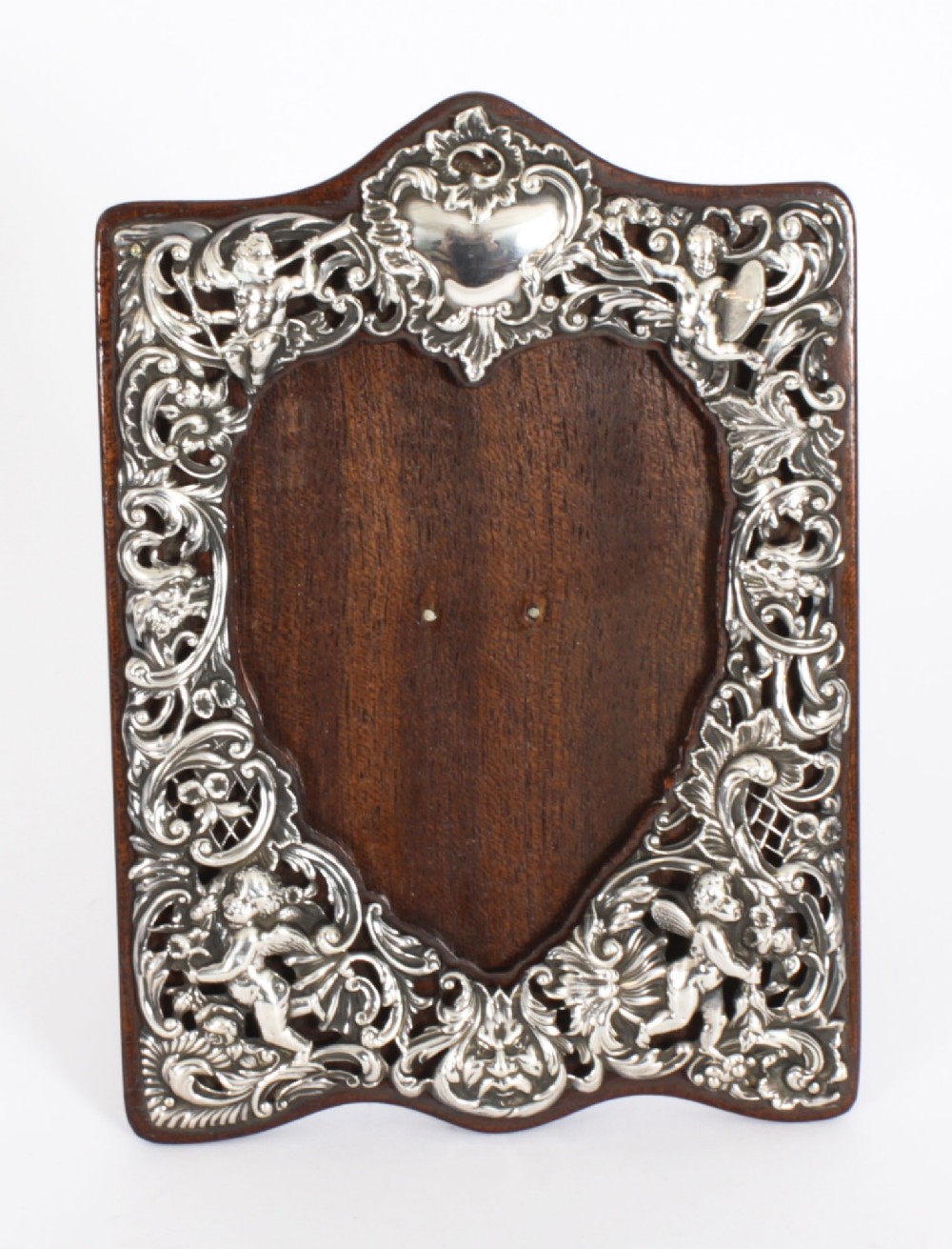 Antique Victorian Sterling Silver Photo Frame William Comyns 1897 20x14cm