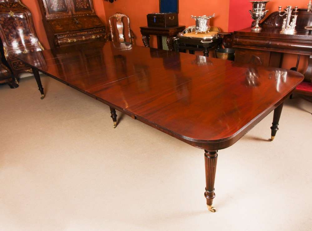 Antique 12ft Imperial Style Extending Dining Table C1810 19th C