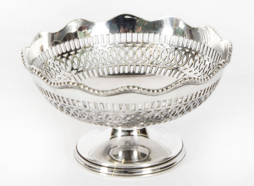 Antique Victorian Silver Plated Bon Bon Dish Elkington & Co C1871 19th Century