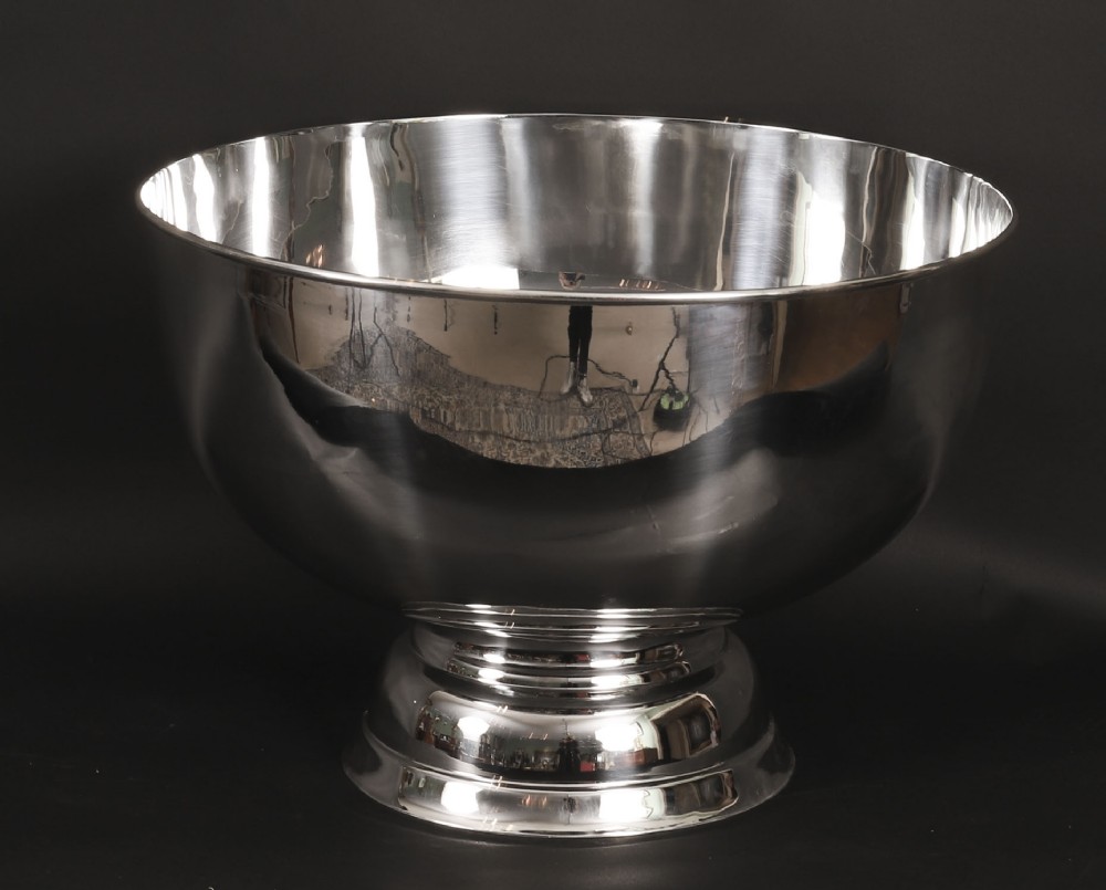 Antique Art Deco Silver Plated Champagne / Wine Cooler Mappin & Webb 20th C