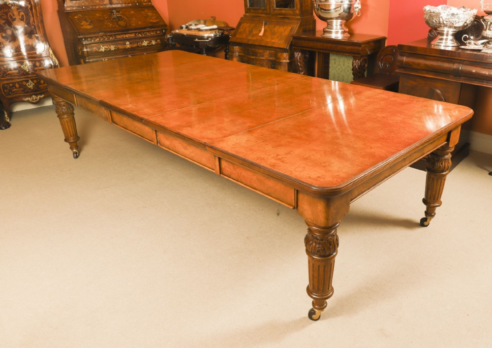 Antique 10ft Victorian Pollard Oak Extending Dining Table 19th Century