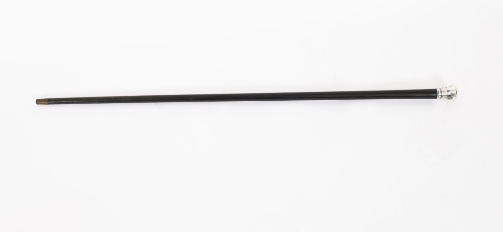 Antique Mesopotamia / Iraqi Silver Topped Walking Stick C1890 92cm/36 inches