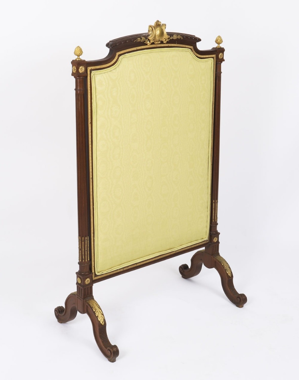 Antique French Louis XVI Revival Mahogany Fire-screen Circa 1870