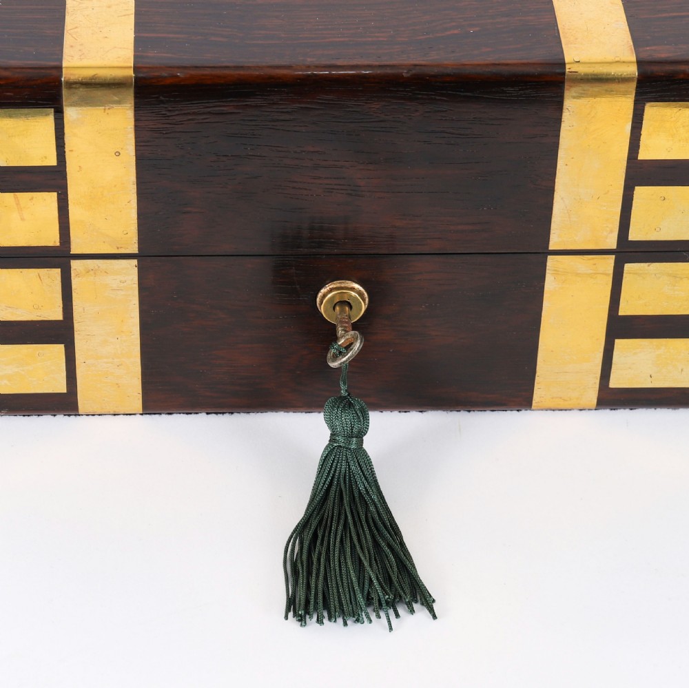 Antique Victorian Gonçalo Alves Jewellery Casket F. L. Hausburg 19th C View VI