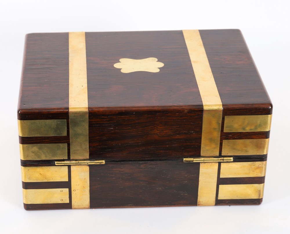 Antique Victorian Gonçalo Alves Jewellery Casket F. L. Hausburg 19th C View XVI