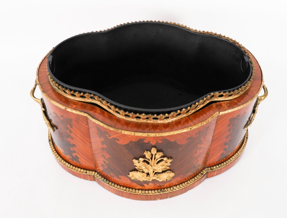 Antique French Sevres Porcelain Ormolu Mounted Planter Jardiniere 19th Century View IX