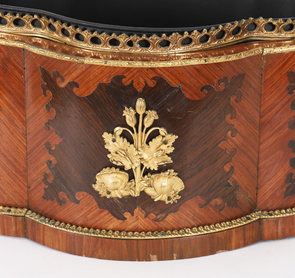 Antique French Sevres Porcelain Ormolu Mounted Planter Jardiniere 19th Century View XII