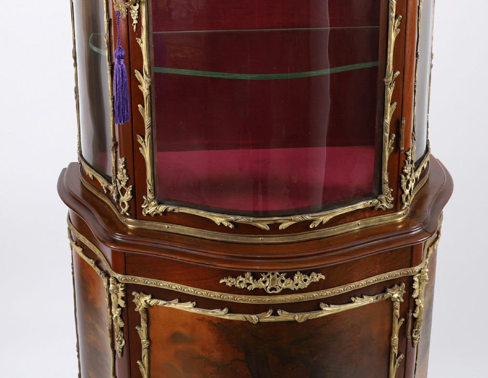 Antique French Vernis Martin Vitrine Display Cabinet C1880 19th C View IV