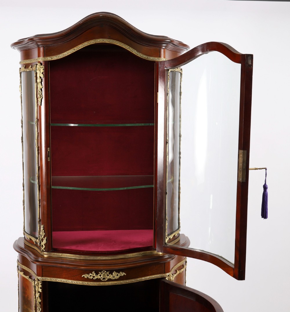 Antique French Vernis Martin Vitrine Display Cabinet C1880 19th C View XIV