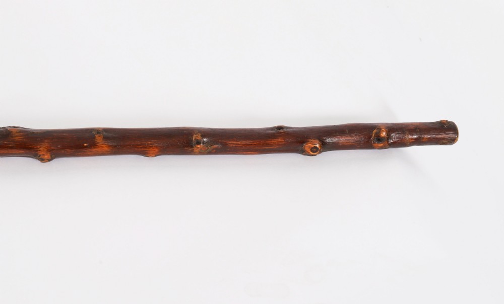 Antique Vizsla Dog Head Walking Cane Stick 19thC 93cm 36.5inches View XIII