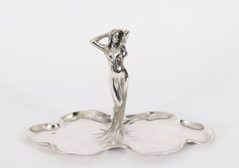Antique German WMF Silver Plated Sweets / Visiting Card / Key/ Tray Circa 1900