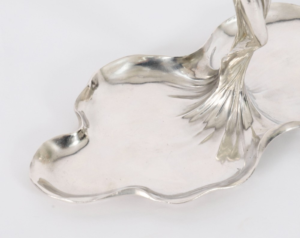 Antique German WMF Silver Plated Sweets / Visiting Card / Key/ Tray Circa 1900 View VII