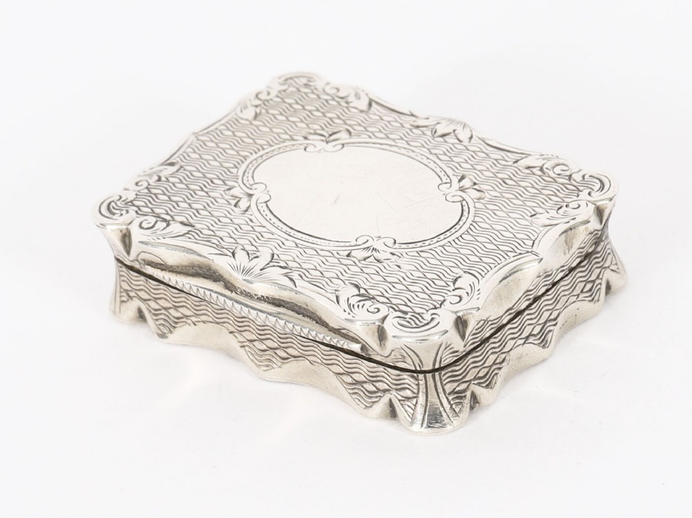 Antique Edwardian Sterling Silver Snuff Pill Box By Colen Hewer Cheshire 1901