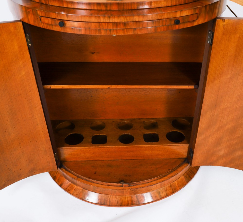 Antique Art Deco Burr Walnut Cocktail Cabinet by Hille C1920 View XIV
