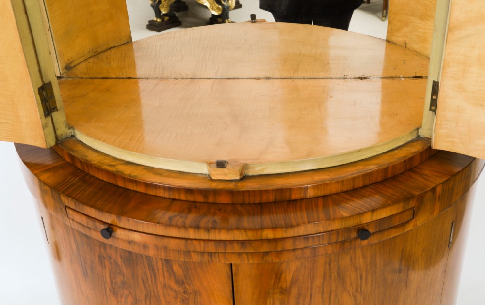 Antique Art Deco Burr Walnut Cocktail Cabinet by Hille C1920 View XV