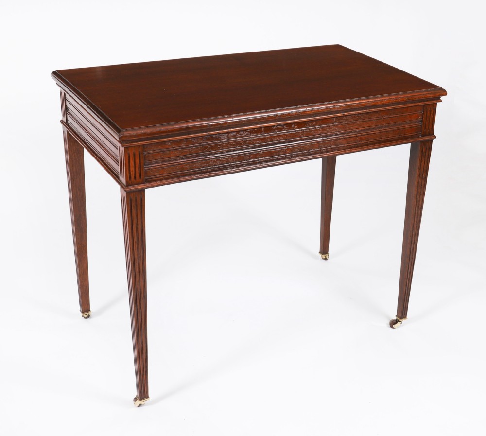 Antique French Oak Games Roulette Table 19th Century View II