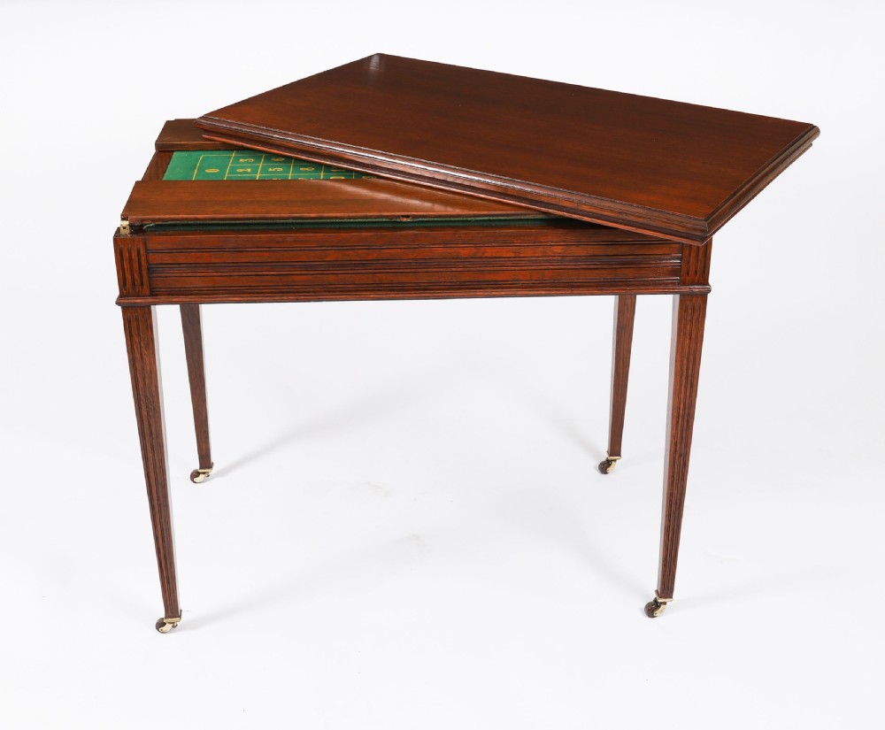 Antique French Oak Games Roulette Table 19th Century View XI