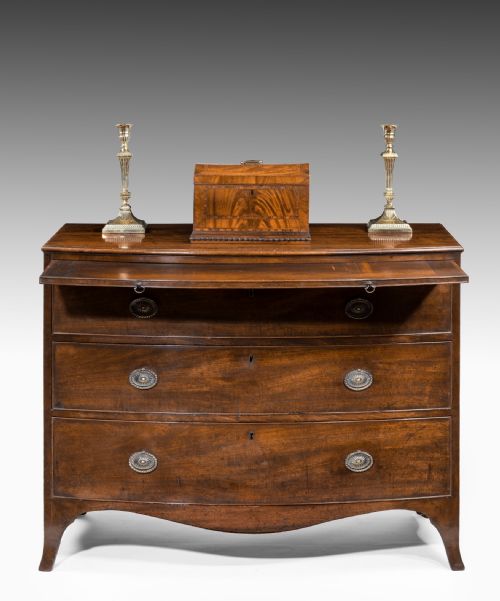 Georgian Mahogany Bowfront Chest of Drawers