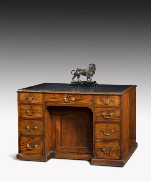 Georgian Chippendale Period Mahogany Desk