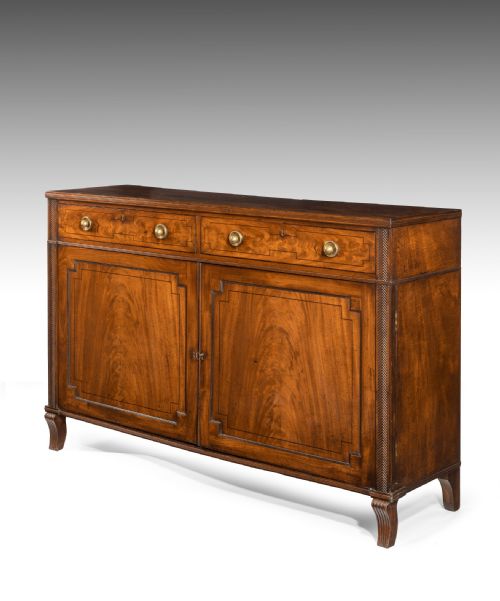 Regency Mahogany Two Door Cabinet