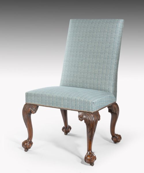 George II Carved Walnut Side Chair