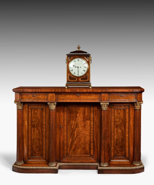 Regency Mahogany Side Cabinet with Ormolu Mounts.