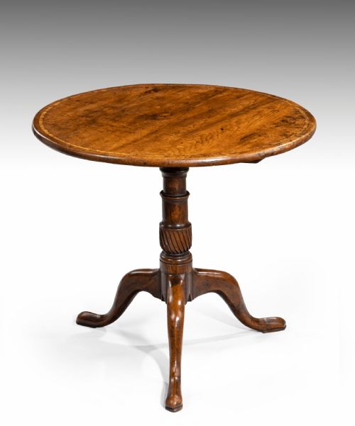 fig 1. Georgian Yew Wood Tripod Table