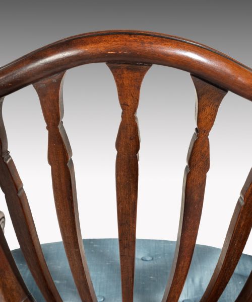 fig 6. Georgian carved mahogany armchair