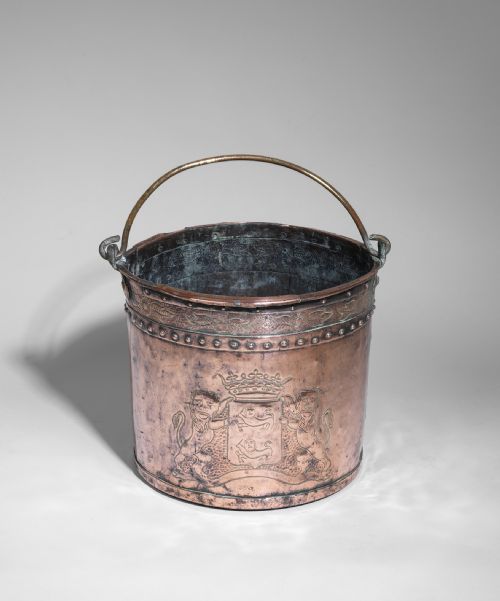 Nineteenth Century Copper Coal Bucket