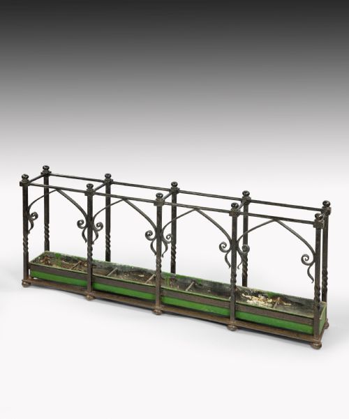 Nineteenth Century Wrought Iron Stick Stand