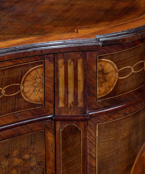 fig 3. Georgian Serpentine Commode By Mayhew & Ince
