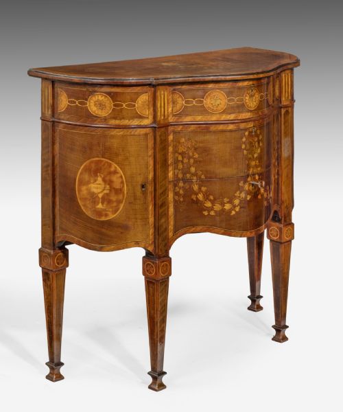 fig 5. Georgian Serpentine Commode By Mayhew & Ince