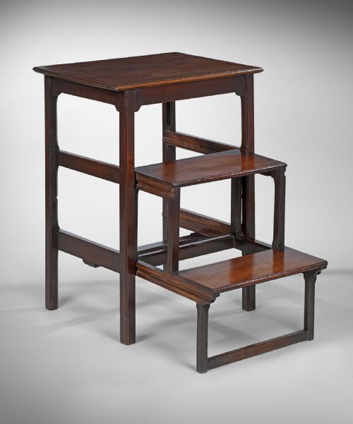 Georgian Mahogany Metamorphic Library Steps