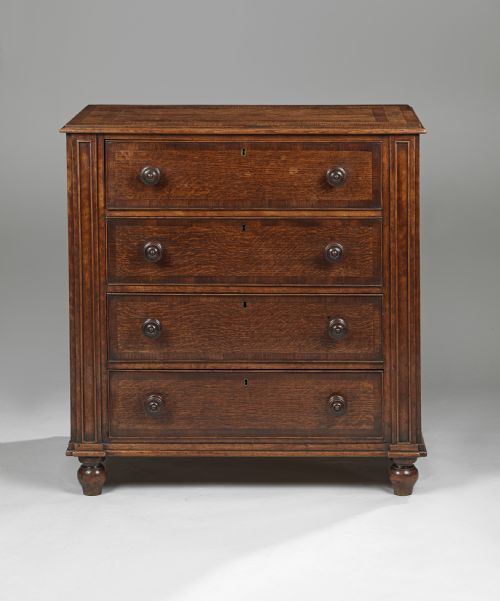 Regency Period Oak Chest of Drawers