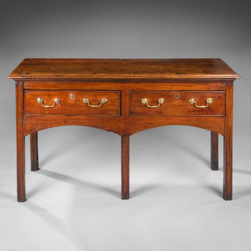Georgian Hepplewhite Fruitwood Dresser Base