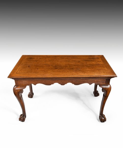 fig 1. George II Carved Oak Centre/Writing Table